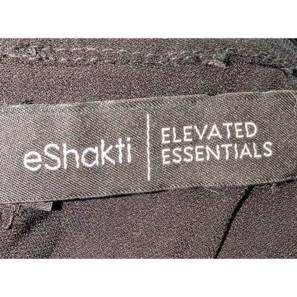 Eshakti Elevated Essentials Knee Length Pintuck Ruffle Accent Sz M No Size Tag - Picture 3 of 5